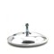 Retrac Head, Mirror, Convex, 6 In. Round, Center Mount, 952 Bright Anodized Alum, W/ 5/16 Center 610176 - alternate 2